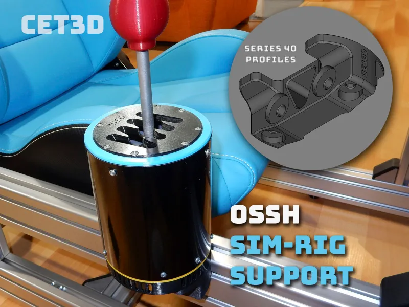 Open Sim Shifter H - Sim Rig Support Series 40 Profiles