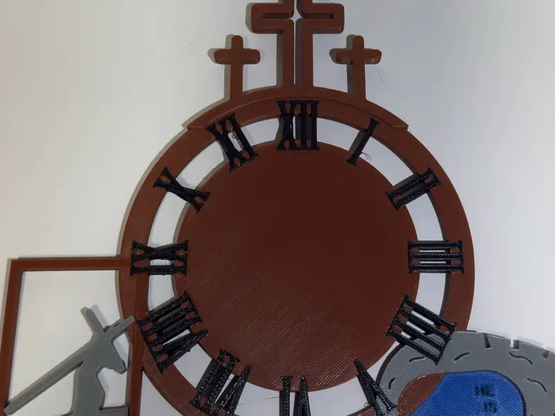 He Is Risen Resurrection Wall Clock