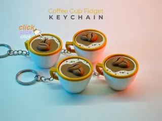 Coffee Cup Keychain
