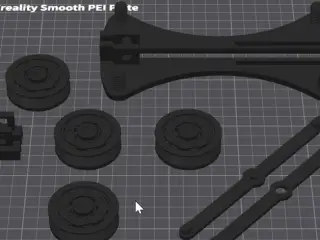 100% printable filament spool holder