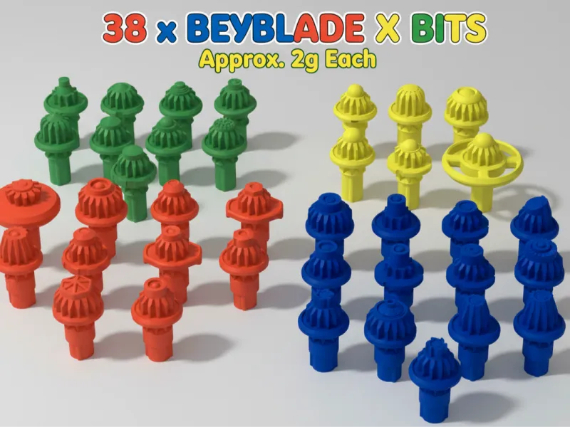 Beyblade X 38 different bits! ALL TYPES
