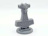 Viking berserk statue-0