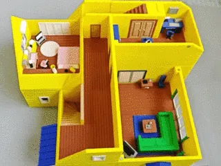 磁吸拼装娃娃屋