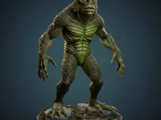 Creature from the black lagoon