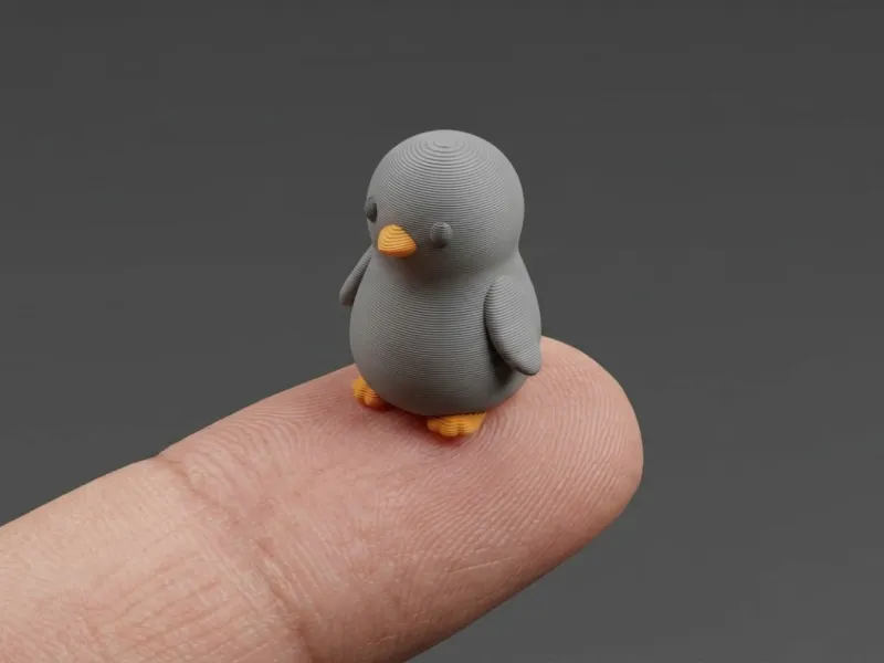 baby penguin 3d model