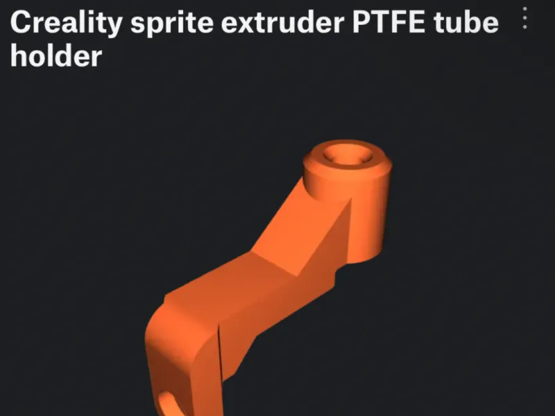 크리에얼리티 스프라이트 압출기 PTFE 홀더