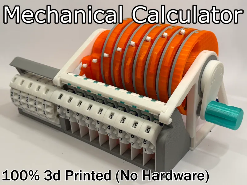 Mechanical Calculator (100% printed)