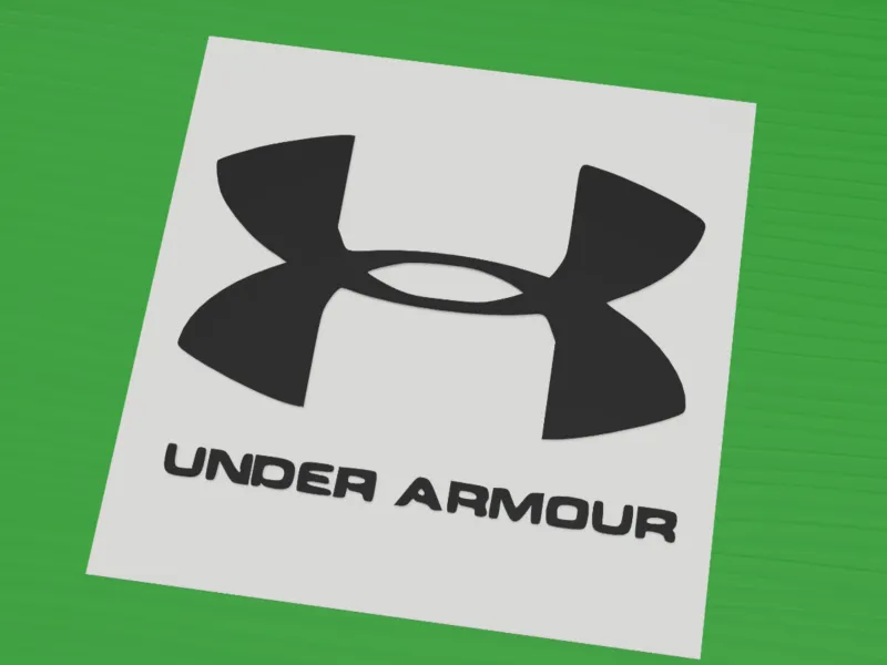 Under Armour Logo Stencil