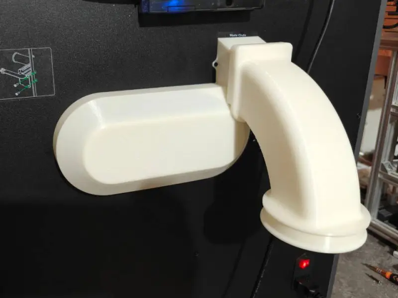 Ricircolo del flusso caldo per Creality K2 Plus, con scarico