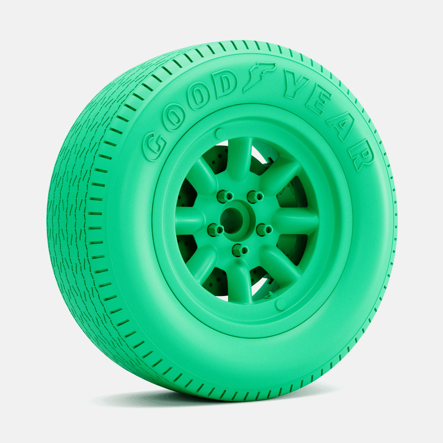 15x8 Minilite Wheel, Goodyear Blue Streak Tire