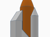 Space Shuttle and Booster Rocket Module-0