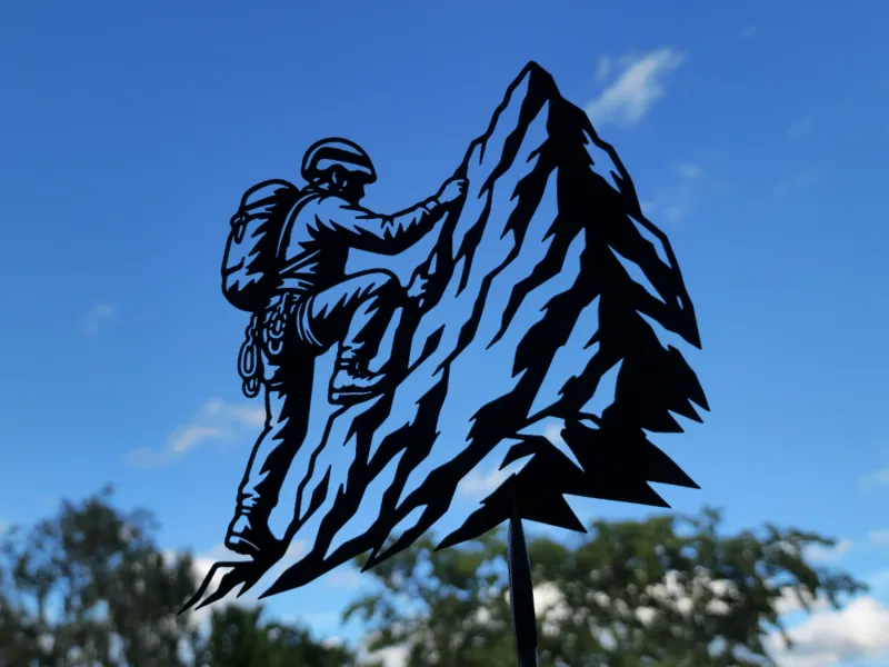 Avontuurlijke Bergbeklimmer Muurkunst