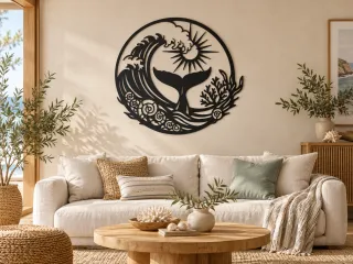 WallArt - Nature Animal Wale
