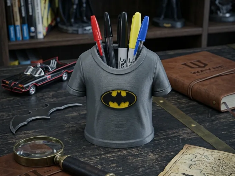 PORTE-STYLOS T-SHIRT BATMAN / ORGANISEUR