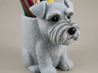 Schnauzer Pencil Holder
