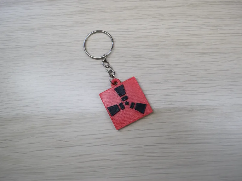 Rust-Logo-Schlüsselanhänger Version 2
