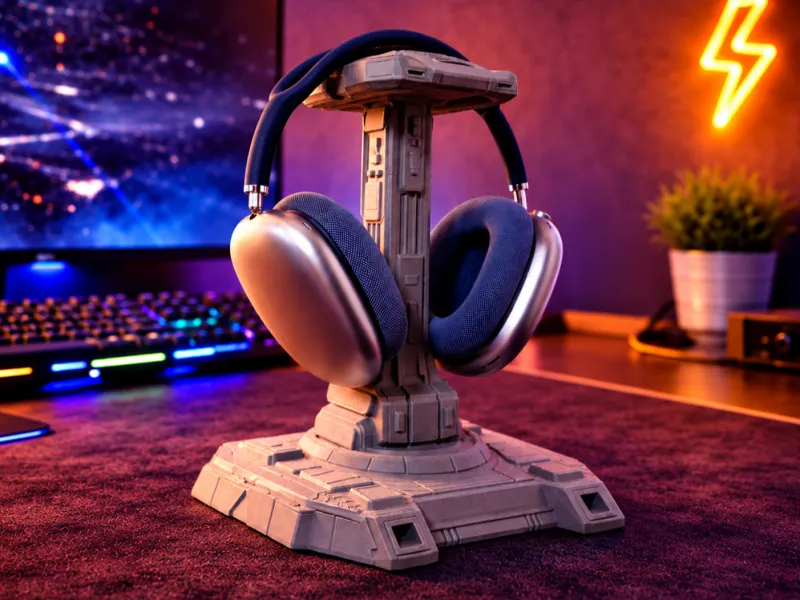 Suporte para Fones de Ouvido Sci-Fi