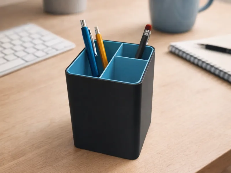 Desk Organiser & Pen Holder | 3D Printable Workspace Storage