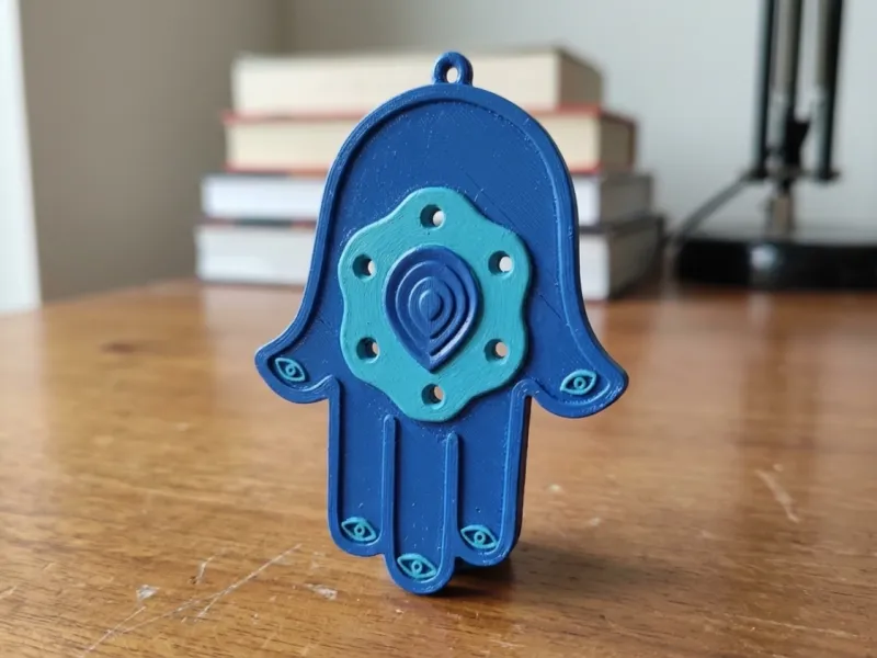Evil Eye Hamsa Keychain