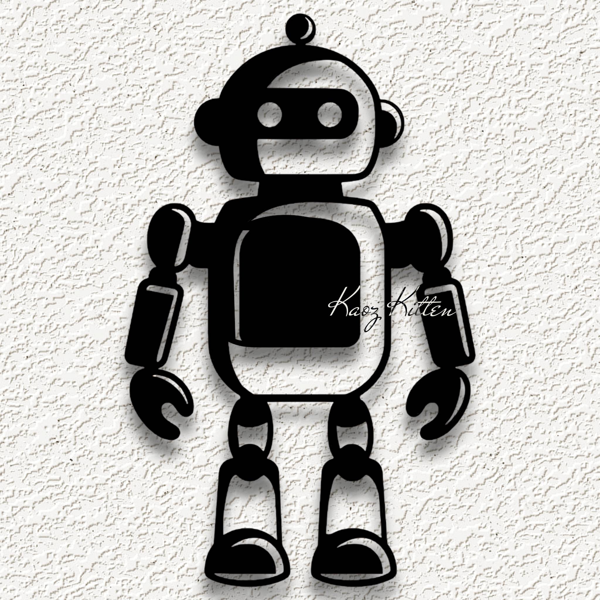 Hominoid robot Wall art home decor