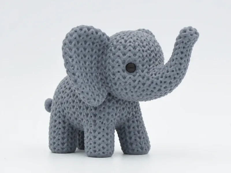 Elefante tejido