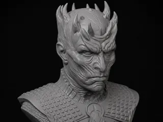 Night King Bust Fan Sculpt