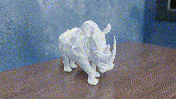 Home print settings: LOW POLY RHINO.STL_CREALITY.3MF.3mf