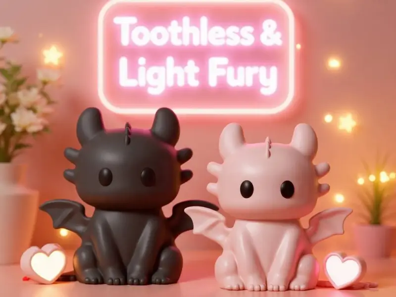How to train your Dragon - Toothless and Light Fury