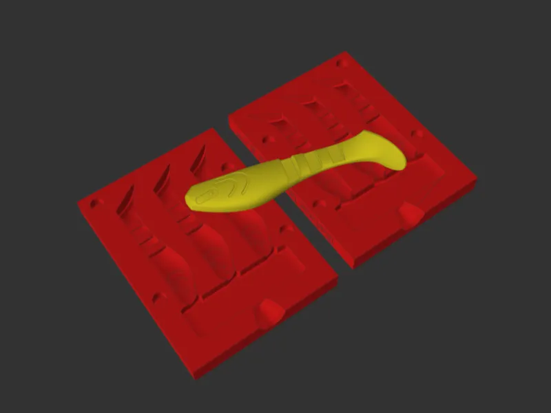 Relax Kopyto 3.7" — Injection Mold (FDM Optimized, 3‑Cavity)