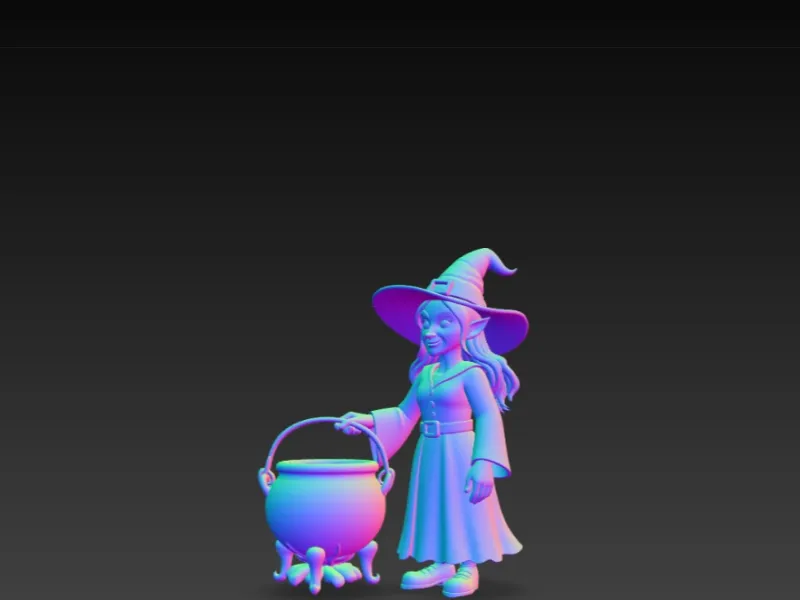 THE WITCH WITH THE CAULDRON 3