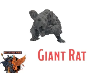 Giant Rat - MGM Print-Ready Mini