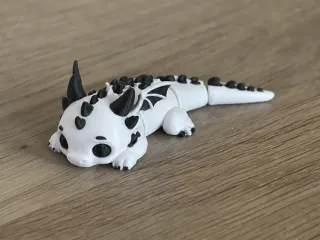 Cute Flexi Dragon – Articulated Baby Dragon | Print-in-Place