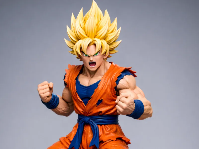 GOKU IN FIGTHING STANCE