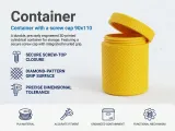 Knurled Storage Container with Screw Cap (90x110)-0