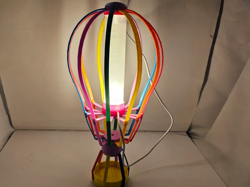 Hot Air Balloon Windmill Project (shown with optional LED)
