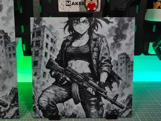 Girl Anime AKM – Hueforge – 4 Colors