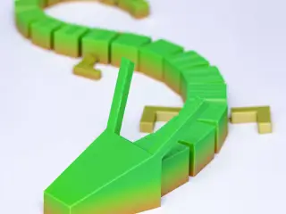 Ultra Low Poly Dragon