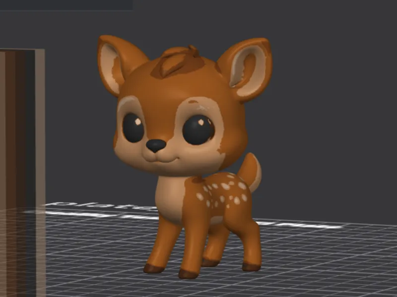 Cute fawn