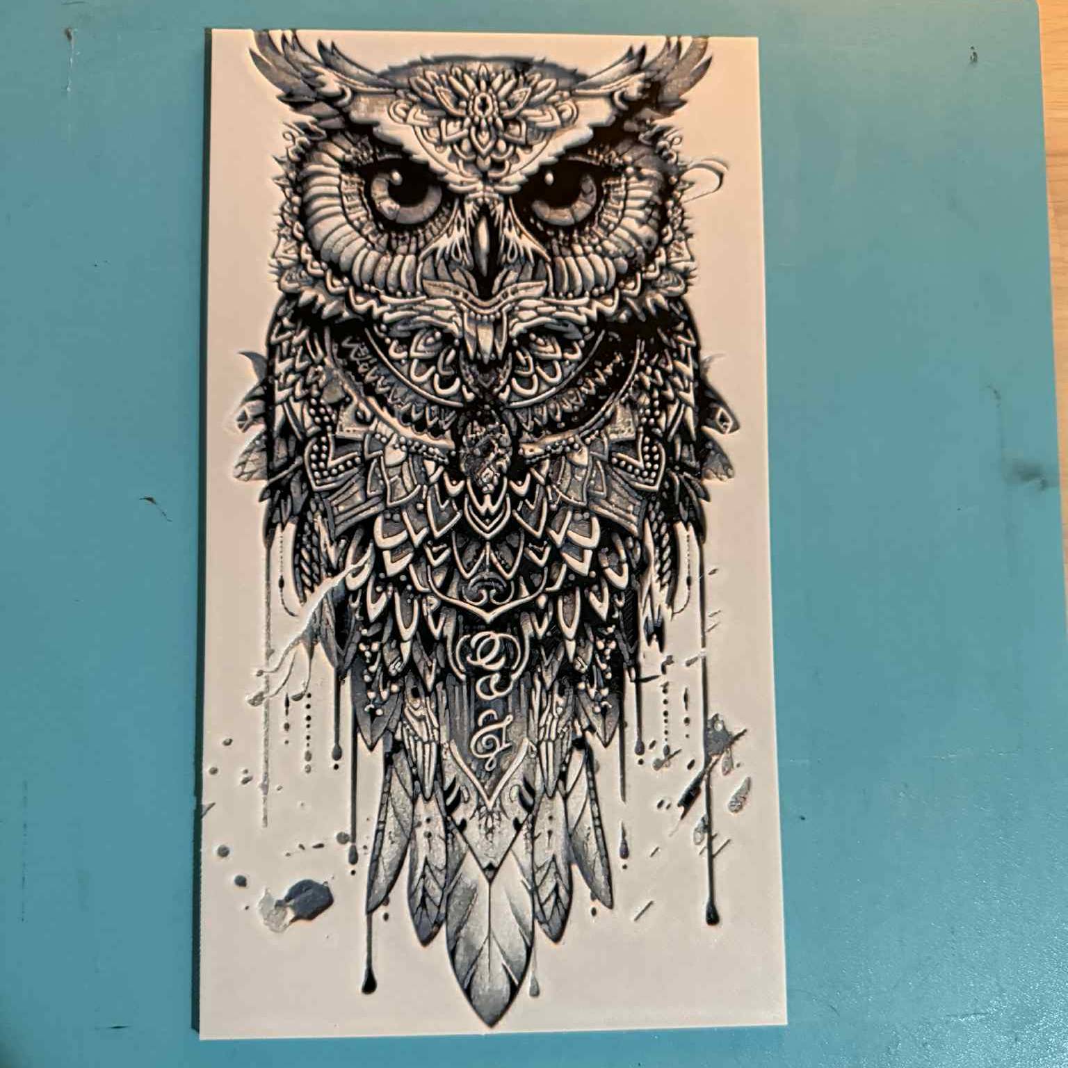 Hueforge Files 3D Printer Files | 3MF File | Owl Hueforge Art | Creality Cloud