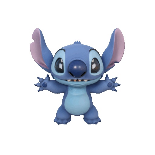 Blue Alien with Open Arms-0