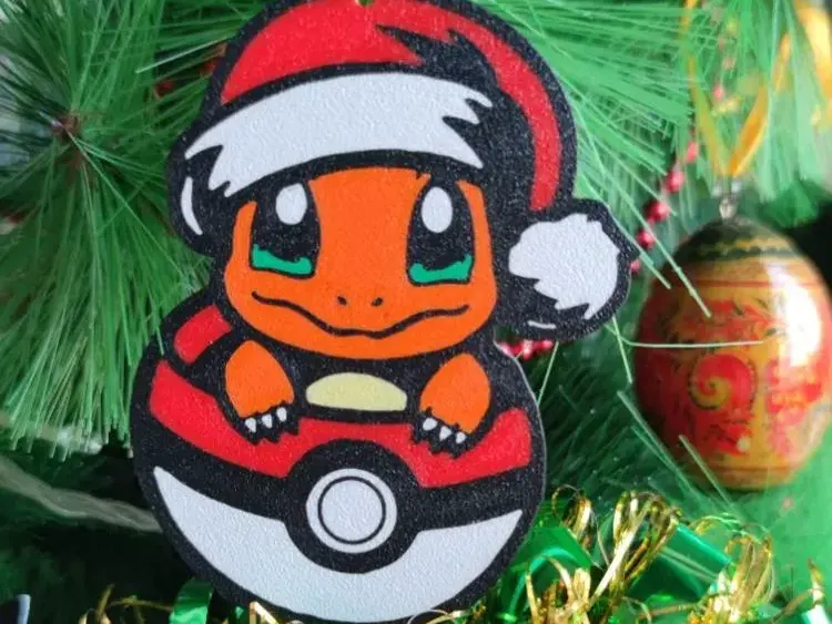 Charmander Christmas Ornament