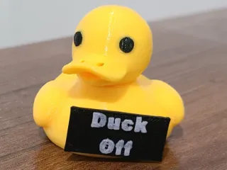Duck with Rotation head and Signs