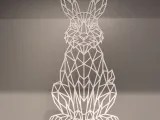 Geometric Easter Bunny "Grumpy Edition" 🐰😠 – LowPoly Decor-0
