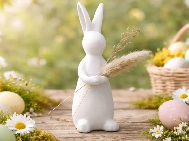 Modern Minimalistic Easter Bunny