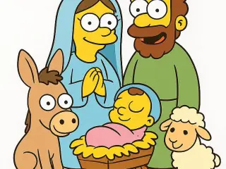 Simpson Nativity Scene