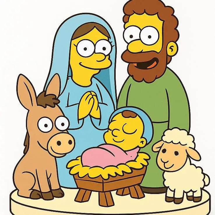 Simpson Nativity Scene
