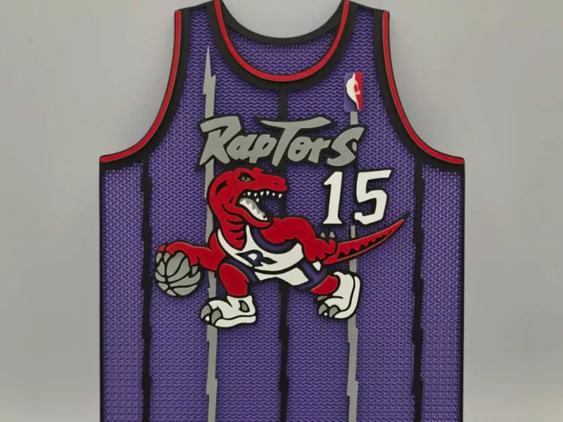 Vince Carter #15 Raptors Jersey – Exposed Infill