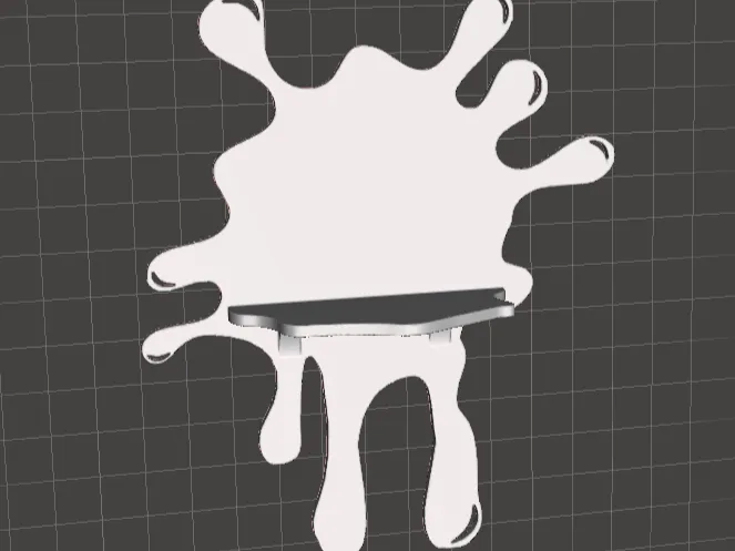 Sticky Splat Dripping Wall Shelves