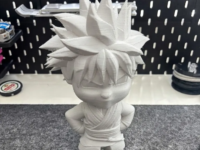 Adorable Spiky Ninja Warrior Chibi with Headband