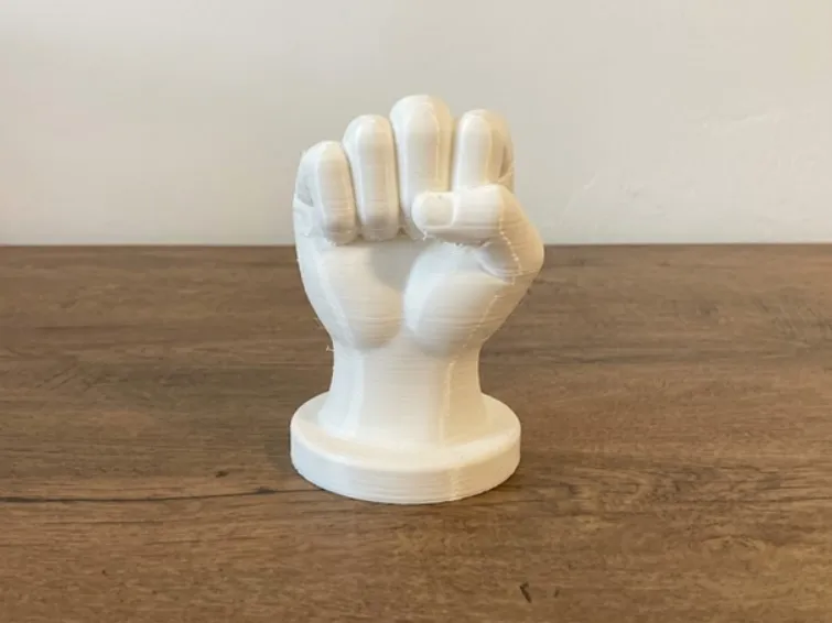 Clenched Fist on Stand - Symbolic Decorative Model
